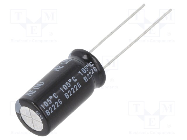 ALUMINUM ELECTROLYTIC CAPACITOR, 470UF, 35V, 20%, RADIAL