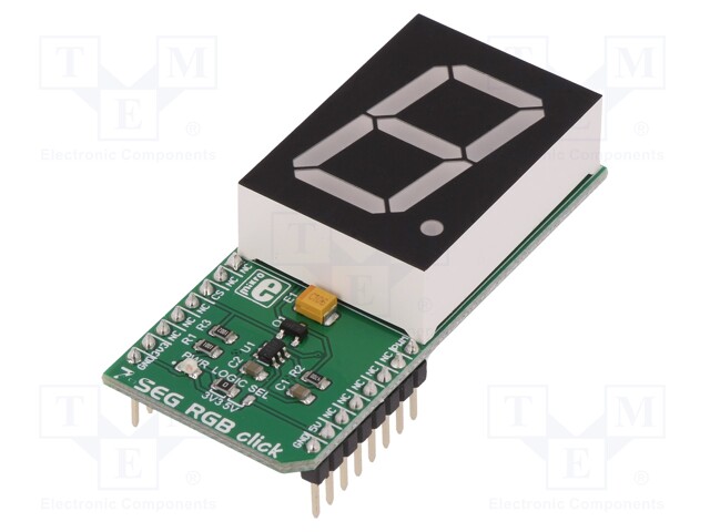 Click board; LCD display; PWM; RGBDigit; mikroBUS connector