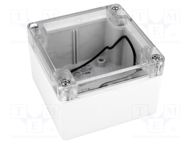 Enclosure: multipurpose; X: 90mm; Y: 90mm; Z: 60mm; 1554; grey; IP66