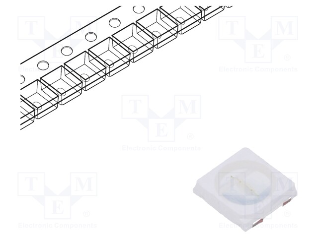 Power LED; blue; 120°; 350mA; λd: 455-465nm; Pmax: 1.19W; 15÷20lm