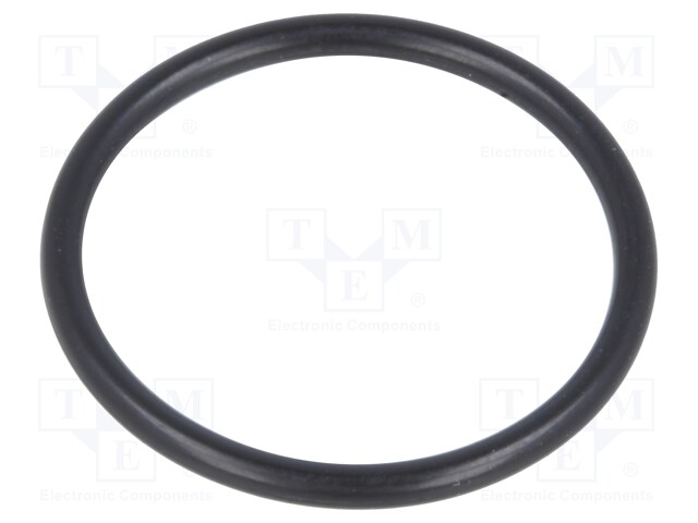 O-ring gasket; NBR; D: 1.5mm; Øint: 18mm; PG13,5; black; -20÷100°C