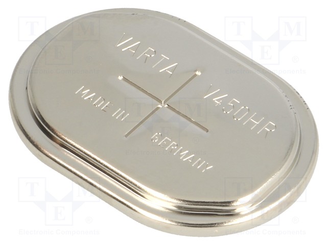 Re-battery: Ni-MH; V450H,coin; 1.2V; 450mAh; 34x24x5.6mm