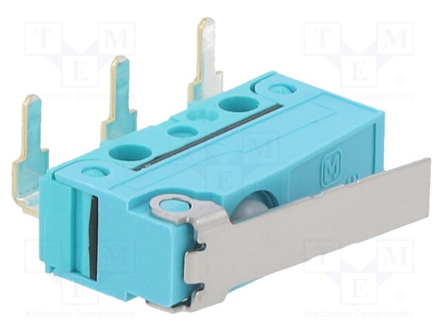 Microswitch SNAP ACTION; with short lever; SPDT; 2A/250VAC; IP67