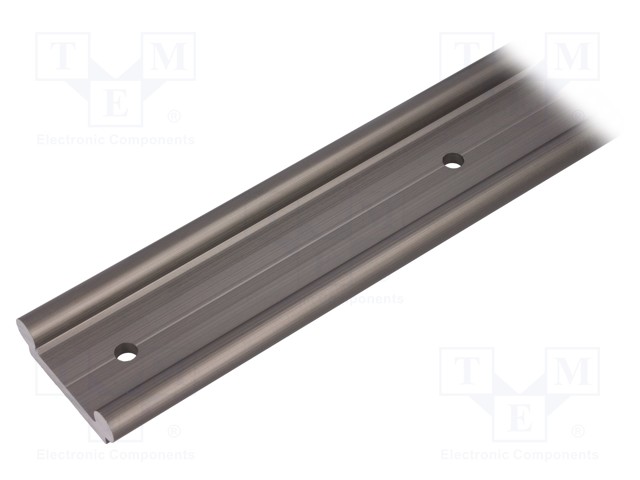 Double rail; aluminium; Ø: 10mm; L: 500mm; W: 40mm; DryLin® W