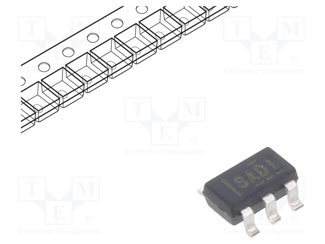 ESD Protection Device, SOT-23, 6 Pins, 6 V, 385 mW, SN652 Series