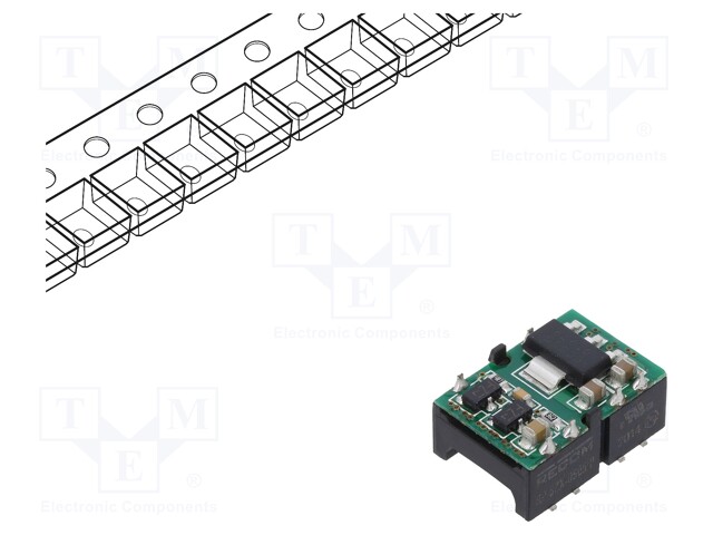 Converter: DC/DC; 0.5W; Uin: 4.75÷5.25V; Uout: 5VDC; Iout: 100mA; SMD