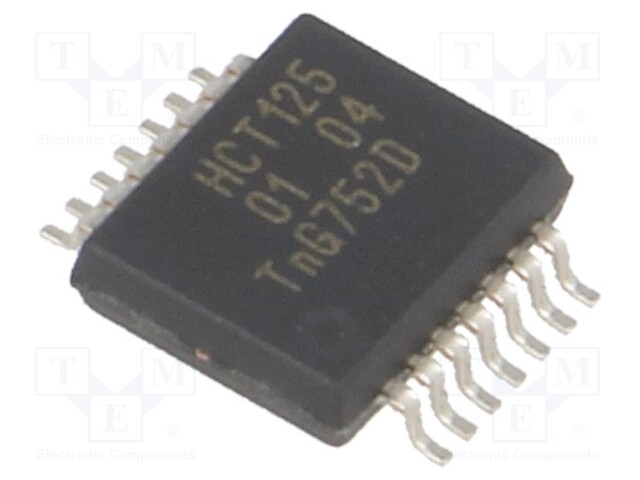 IC: digital; 3-state,buffer,line driver; Channels: 4; SMD; SSOP14