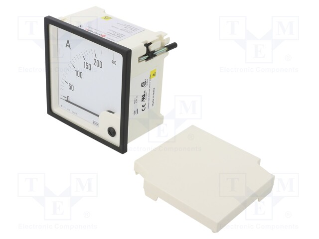 Meter: panel; analogue; 0/200÷400A; True RMS; Iin: 1/2A; Class: 1,5