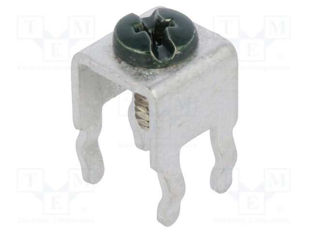 Terminal: screw terminal; THT,screw terminal; green; 7x5mm