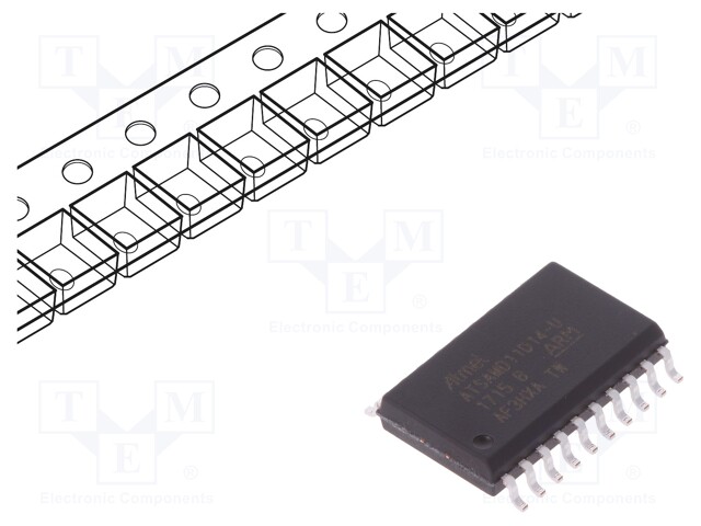 ARM microcontroller; SRAM: 4kB; Flash: 16kB; SO20; 1.62÷3.6VDC