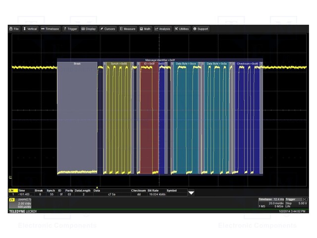 Expansion option; Features: FlexRay triggering and decoding