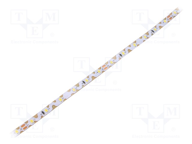 LED tape; white cold; 2835; 12V; LED/m: 60; 6mm; white PCB; IP20