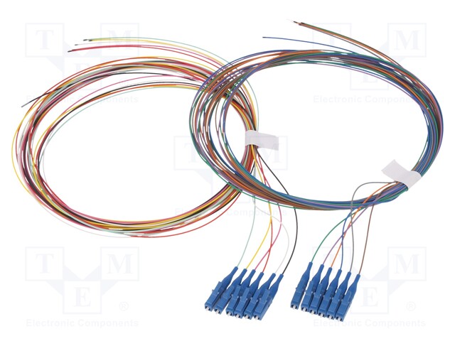 Optic fiber pigtail; OS2; LC; 2m; LSZH; Optical fiber: 9/125um