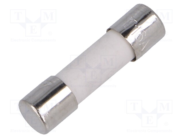 Fuse: fuse; 16A; 250VAC; ceramic,cylindrical; 5x20mm; Package: bulk