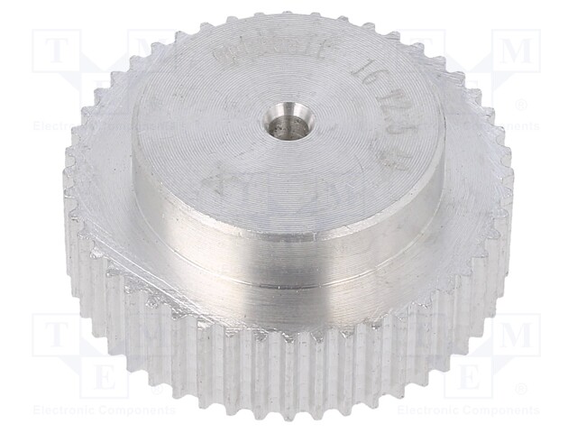 Belt pulley; T2.5; W: 4; 6mm; whell width: 16mm; Ø: 37.7mm; aluminium