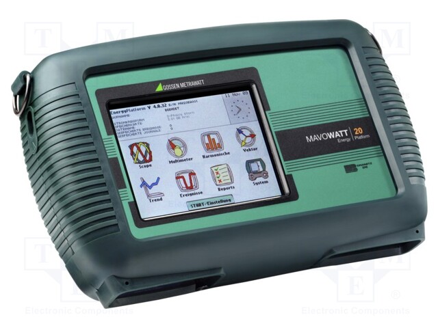 Meter: 3-phase power quality analyser; LCD,touch screen; 0.1%