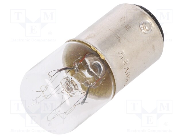 Signallers accessories: bulb; BA15D; continuous light; 6W