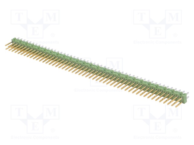 Pin header; pin strips; male; PIN: 100; straight; 2.54mm; THT; 2x50