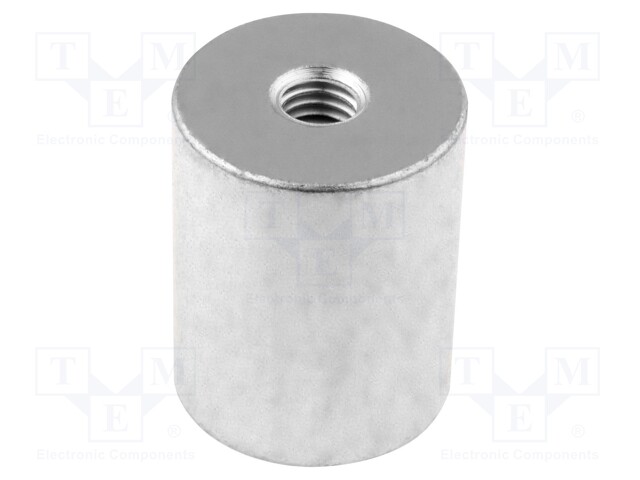 Magnet: permanent; neodymium; H: 20mm; 8N; Ø: 8mm; Enclos.mat: steel