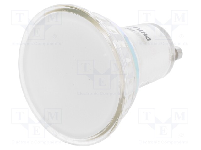 LED lamp; white; GU10; 230VAC; 550lm; 5W; 120°; 3000K; CRImin: 80