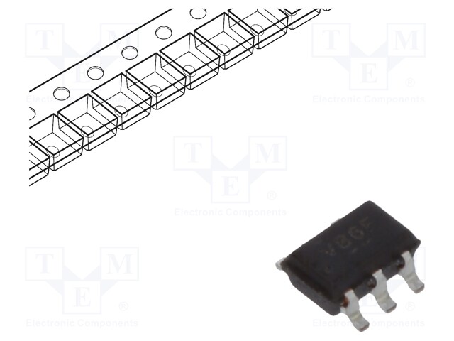 IC: digital; XOR; Channels: 1; IN: 2; SMD; SC88A; 0.9÷3.6VDC; -40÷85°C