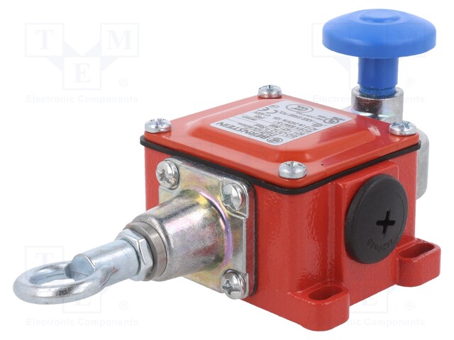 Safety switch: singlesided rope switch; NC + NO; SID; -30÷80°C