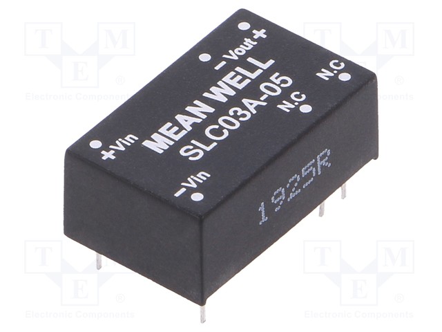 Converter: DC/DC; 3W; Uin: 9÷18V; 5VDC; Iout: 600mA; DIP16; 4.5g