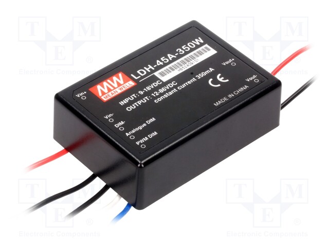 Converter: DC/DC; 43W; Uin: 9÷18V; Uout: 12÷86VDC; Iin: 4.1A; 138g