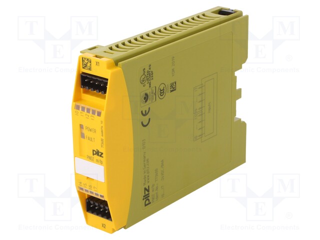 Module: safety relay; Series: PNOZ mi1p; IN: 8; Mounting: DIN; 24VDC