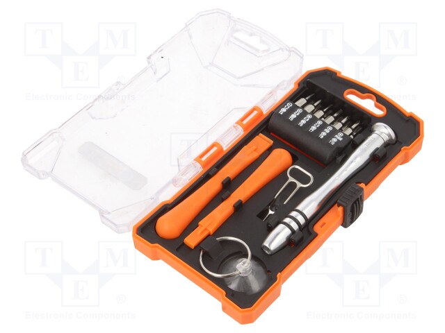 Kit: screwdriver; precision; Pentalobe,Phillips,slot,Torx®