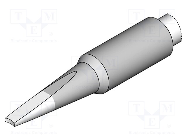 Tip; special,chisel,elongated; 0.5x1.5mm; longlife