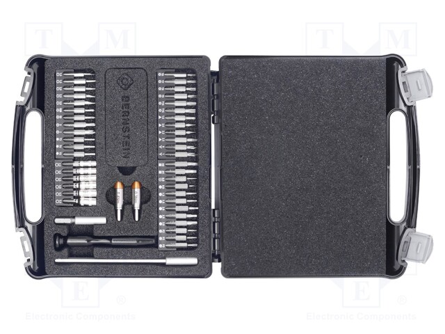 Kit: screwdriver bits; Pcs: 47