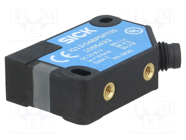 Sensor: inductive; 0÷4mm; PNP / NO; Usup: 10÷30VDC; 200mA; IP67