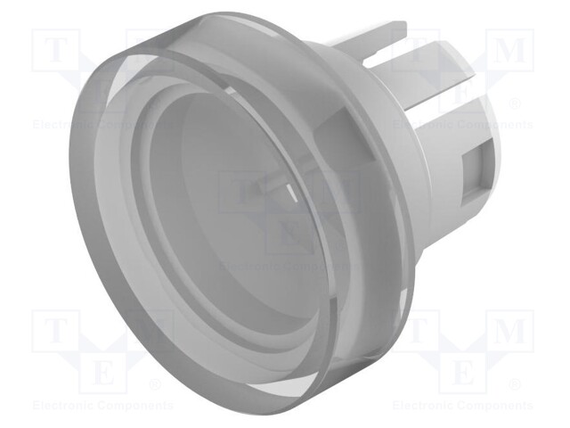 Actuator lens; 16mm; 51; white; plastic; Ø15.8mm