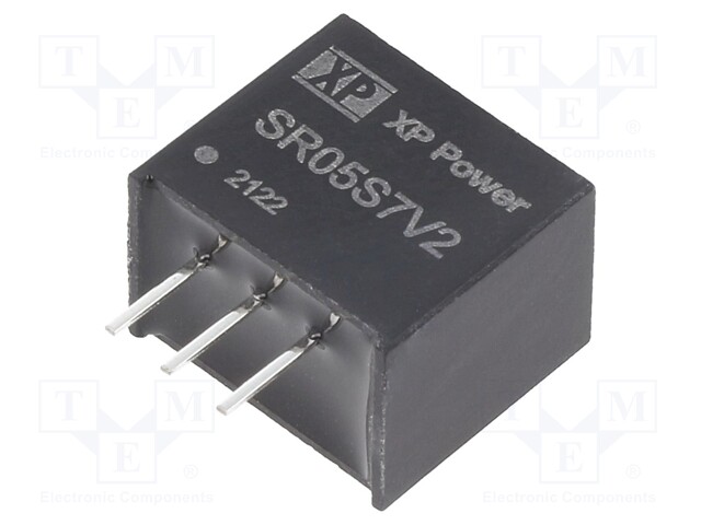 DC/DC Converter, Regulated, ITE, 1 Output, 3.6 W, 7.2 V, 500 mA, SR Series