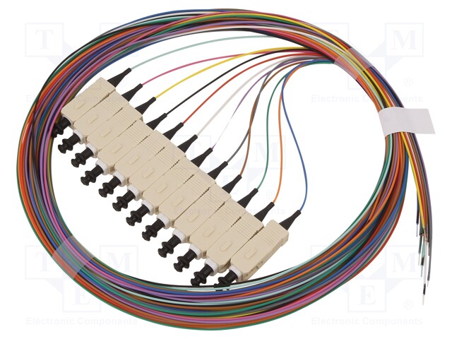 Optic fiber pigtail; OM1; SC; 2m; LSZH; Optical fiber: 62.5/125um