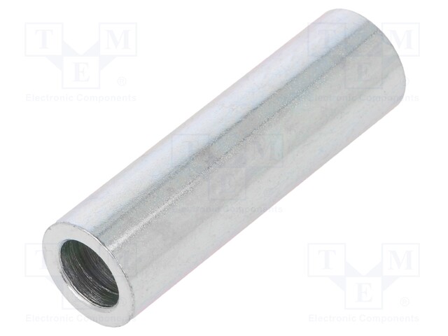 Spacer sleeve; 10.5mm; cylindrical; steel; zinc; Out.diam: 55mm