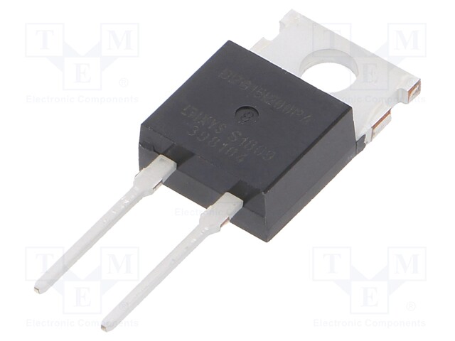 Diode: rectifying; THT; 200V; 15A; Package: tube; TO220AC; 35ns; 90W