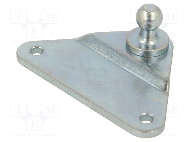 Mounting element for gas spring; Mat: zinc plated steel; 10mm