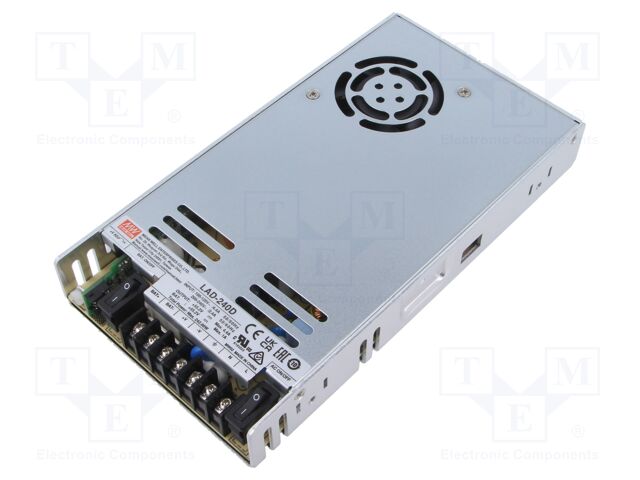 Power supply: switched-mode; buffer; 240W; 55.2VDC; 3.4A; OUT: 2