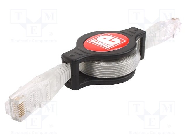 Connection cable Ethernet; RJ45 x2; Features: roll cable; 1000mm