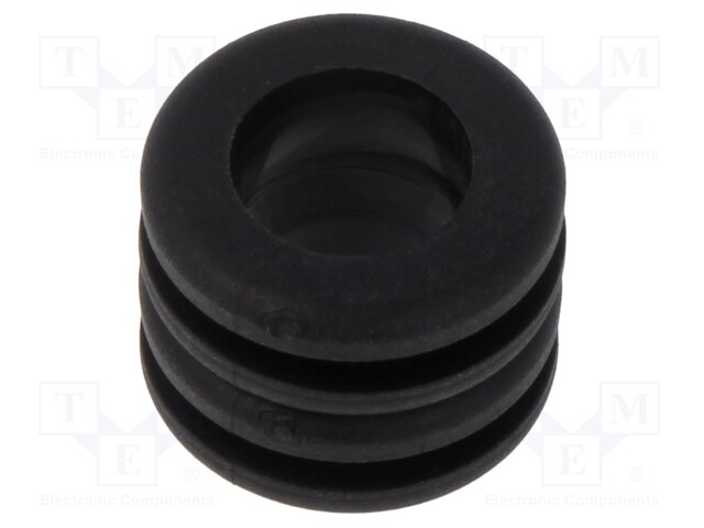 Grommet; black; UL94HB; TPR