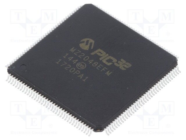 PIC microcontroller; Memory: 2048kB; SRAM: 512kB; 2.2÷3.6VDC; SMD