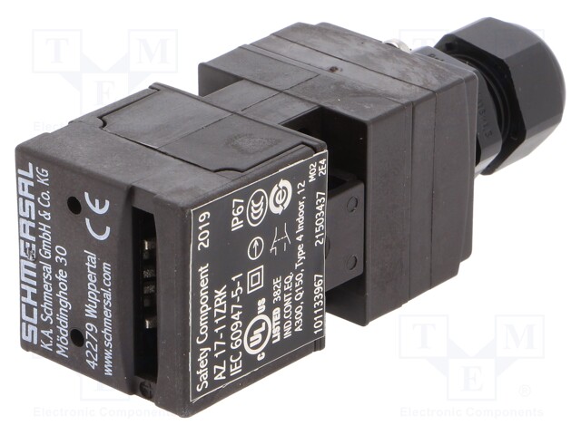 Safety switch: key operated; Series: AZ 17; Contacts: NC + NO