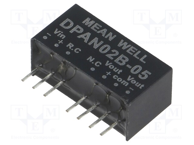 Converter: DC/DC; 2W; Uin: 18÷36V; Uout: 5VDC; Uout2: -5VDC; SIP8