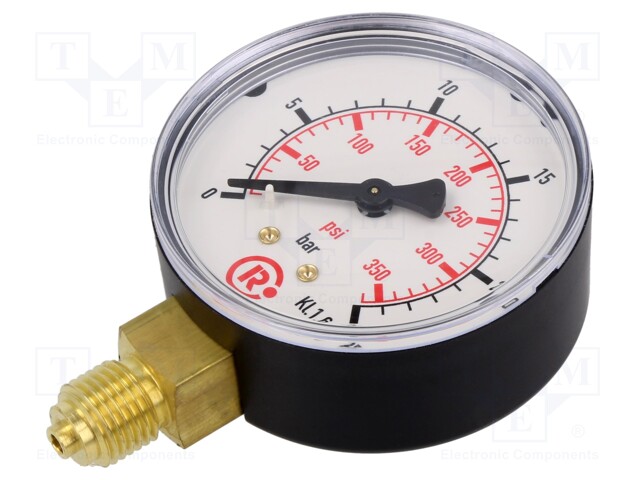 Manometer; 0÷25bar; 63mm; non-aggressive liquids,inert gases