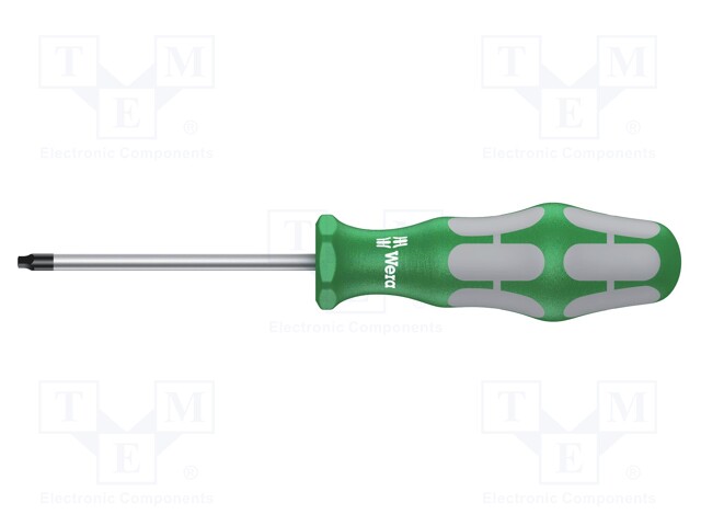 Screwdriver; square; #1; Blade length: 80mm; Overall len: 178mm