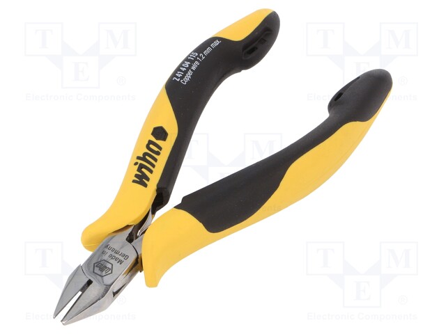 Pliers; side,cutting; ESD; Pliers len: 115mm; Professional ESD