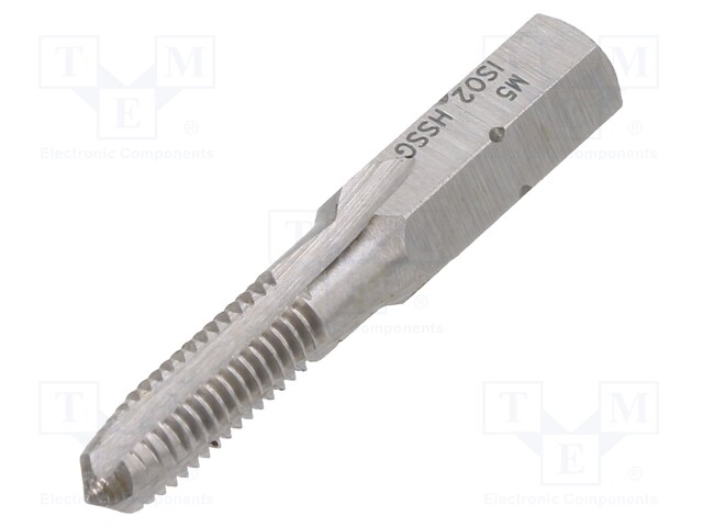 Tap; HSS-G; M5; 0.8; 36mm; Mounting: screwdriver bit 1/4" (C6,3mm)