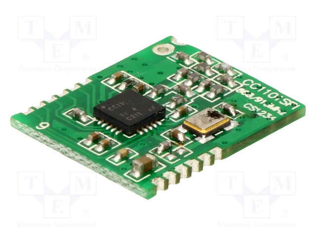 Module: RF; 868MHz; SPI; -110dBm; 1.8÷3.6VDC; 10dBm; Mounting: SMD